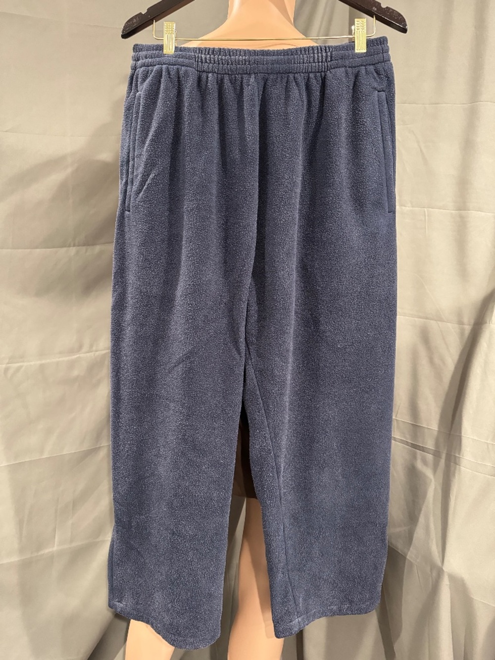 Yeezy Gap LA H10 Polar Fleece Navy Sweatpants Size Large